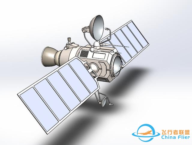 Satellite人造卫星简易模型3D图纸 Solidworks设计-2.jpg