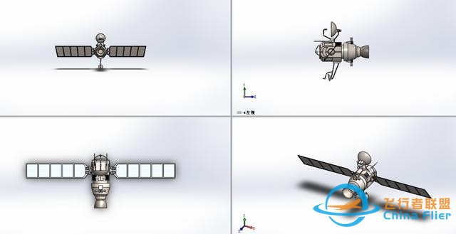 Satellite人造卫星简易模型3D图纸 Solidworks设计-3.jpg