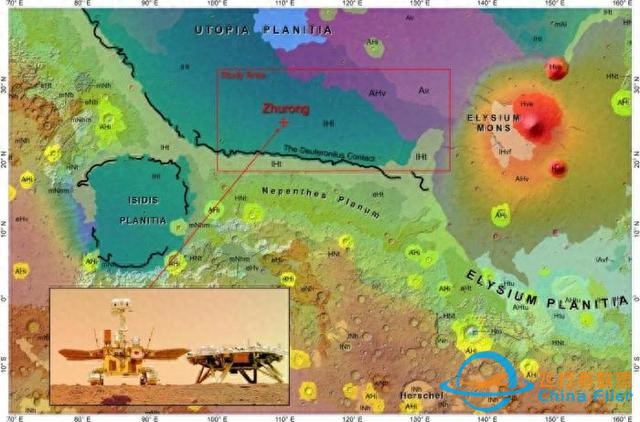 中国“祝融号”火星车数据研究发现 火星岩石沉积或来自35亿年前海洋-1.jpg